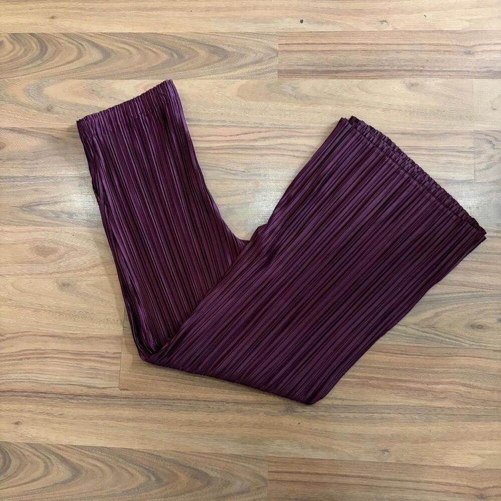 Ruti Women's Purple and Burgundy Trousers